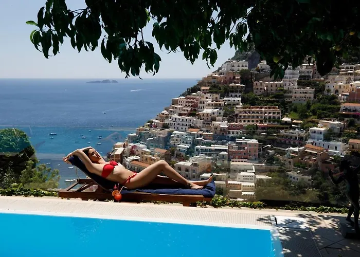 Lux 2br In View Terrace & Pool Lägenhet Positano