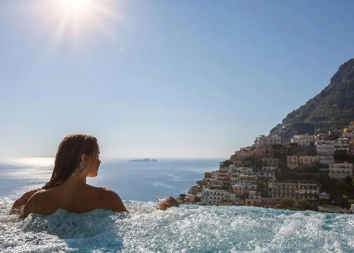 Lux 2br In View Terrace & Pool Lägenhet Positano